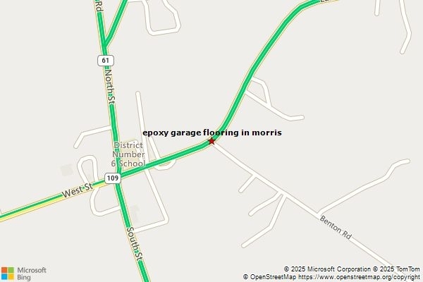 epoxy garage flooring in morris