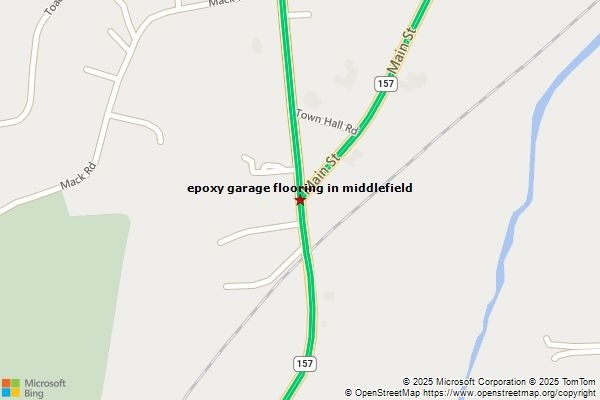 epoxy garage flooring in middlefield