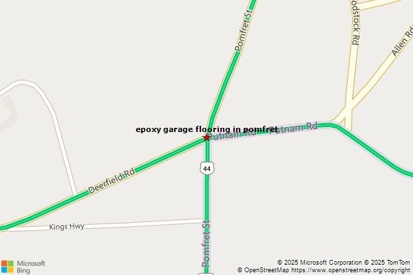 epoxy garage flooring in pomfret