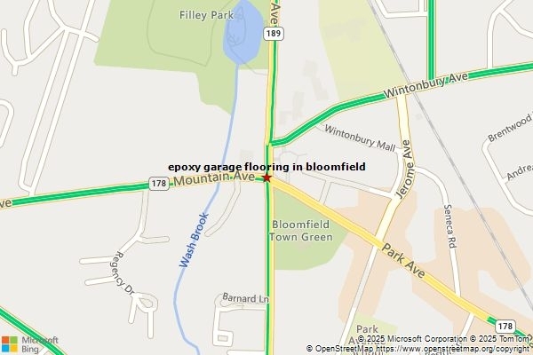 epoxy garage flooring in bloomfield