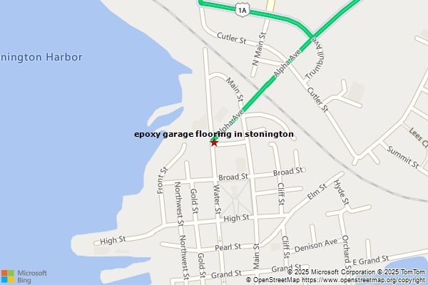 epoxy garage flooring in stonington