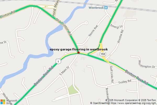 epoxy garage flooring in westbrook