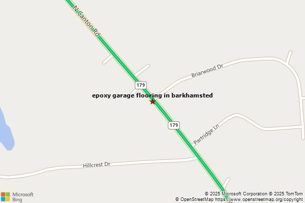 epoxy garage flooring in barkhamsted