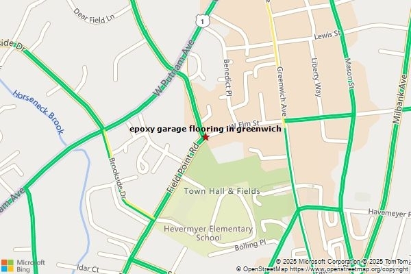 epoxy garage flooring in greenwich